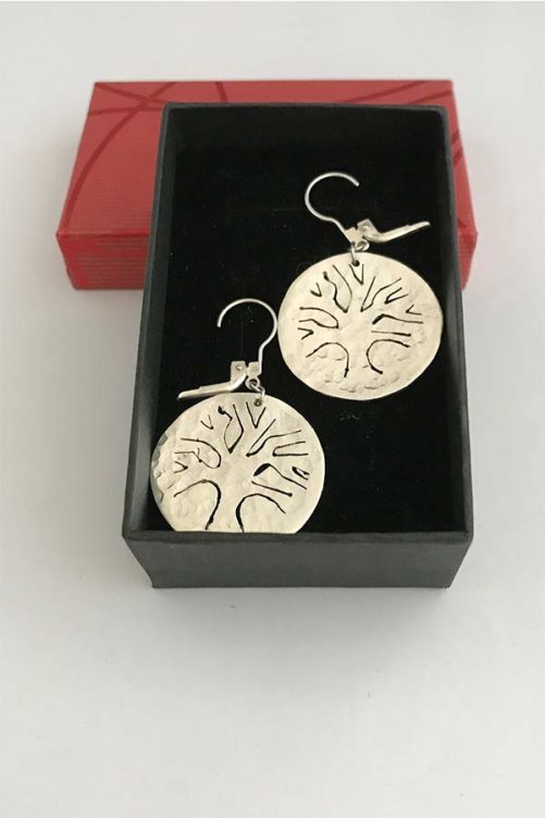 boucles d'oreilles arbre de vie